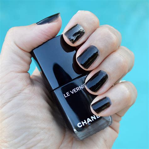 chanel pure black nail polish|chanel nail polish cost.